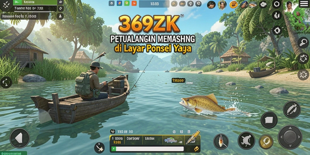 Screenshot menampilkan gameplay memancing yang seru di 369ZK.