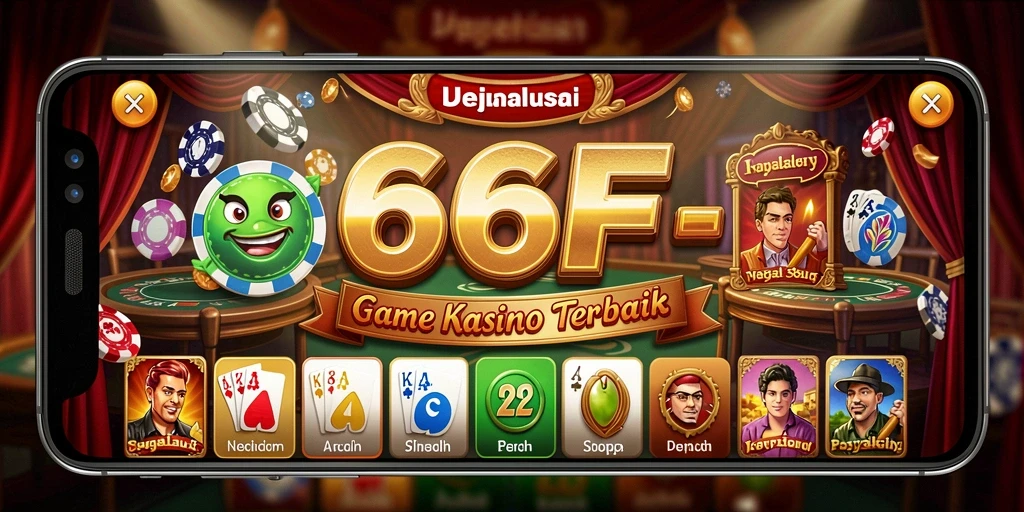 Tampilan menarik dari gameplay Kasino di 666F.