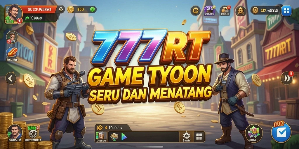 Tampilan gameplay <strong>777RT</strong> yang menarik dalam mengelola bisnis.