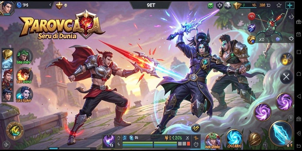 Gameplay seru dengan karakter unik dan aksi tak terduga.