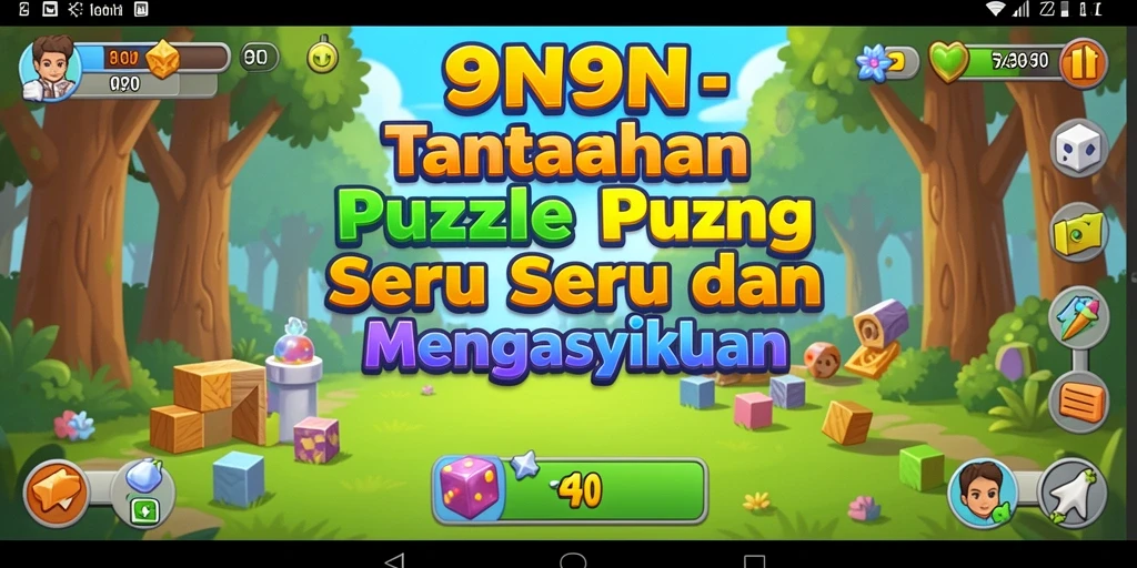 Gameplay menantang dan interaktif 9N9N yang mengasyikkan.