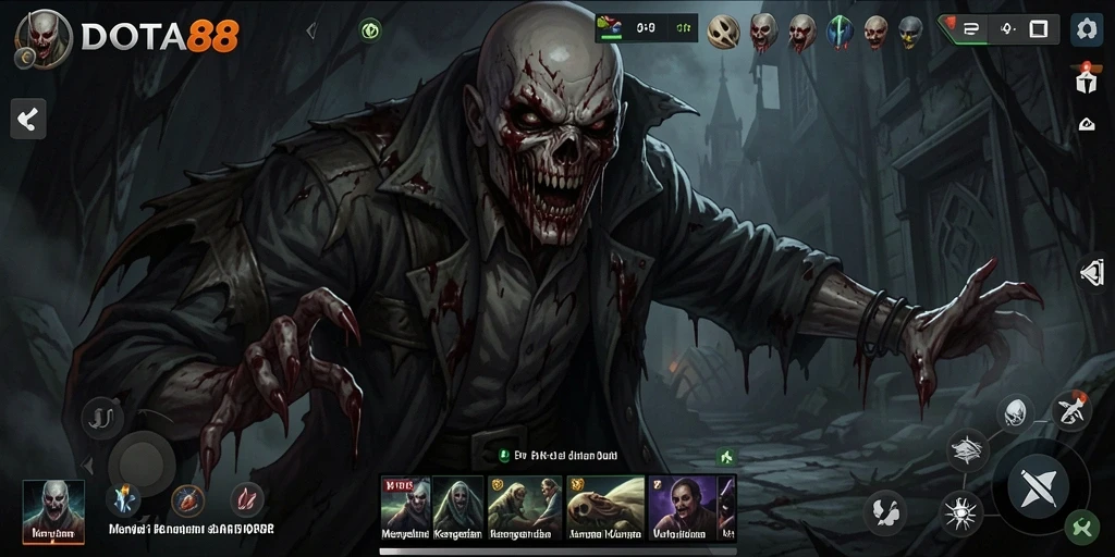 Gameplay DOTA88 yang menegangkan dan mengerikan di dunia kegelapan.