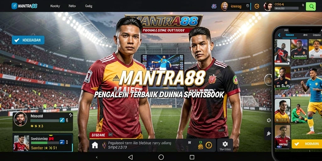 Tampilan utama MANTRA88 dengan berbagai opsi taruhan olahraga.