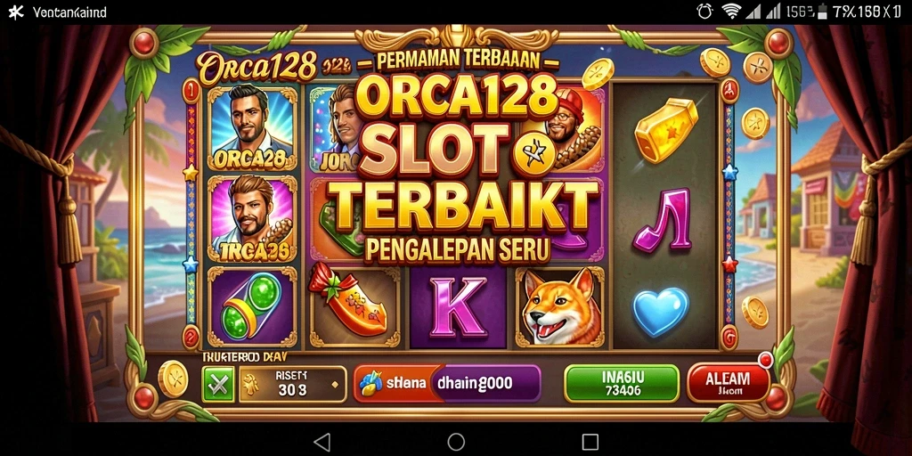 Screenshot gameplay ORCA128 dengan tema slot yang menarik.
