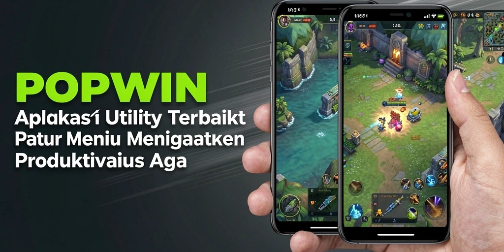 Screenshot utama POPWIN menampilkan antarmuka intuitif untuk pengelolaan tugas.