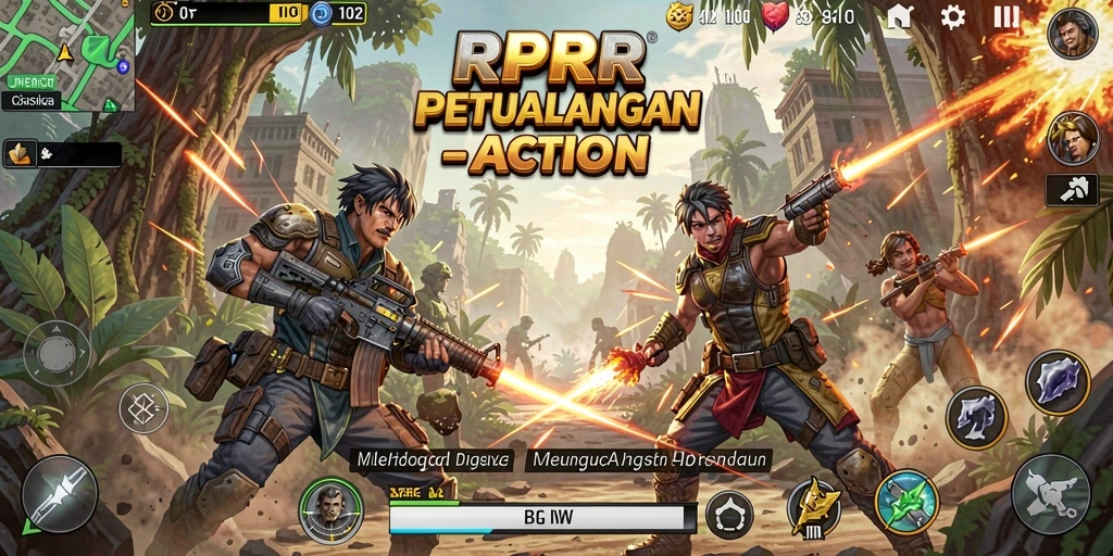 Gameplay RPRR dengan aksi mendebarkan dan grafis yang memukau.