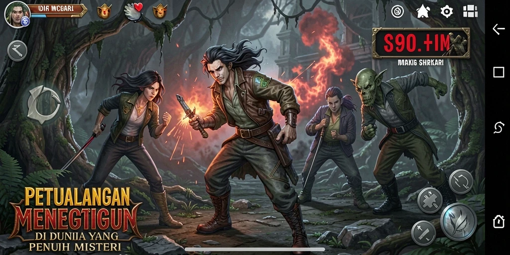 Screenshot gameplay menunjukkan petualangan seru di S80.