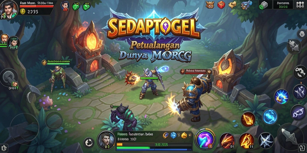 Screenshot gameplay SEDAPTOGEL yang menampilkan aksi seru di dunia MMORPG.