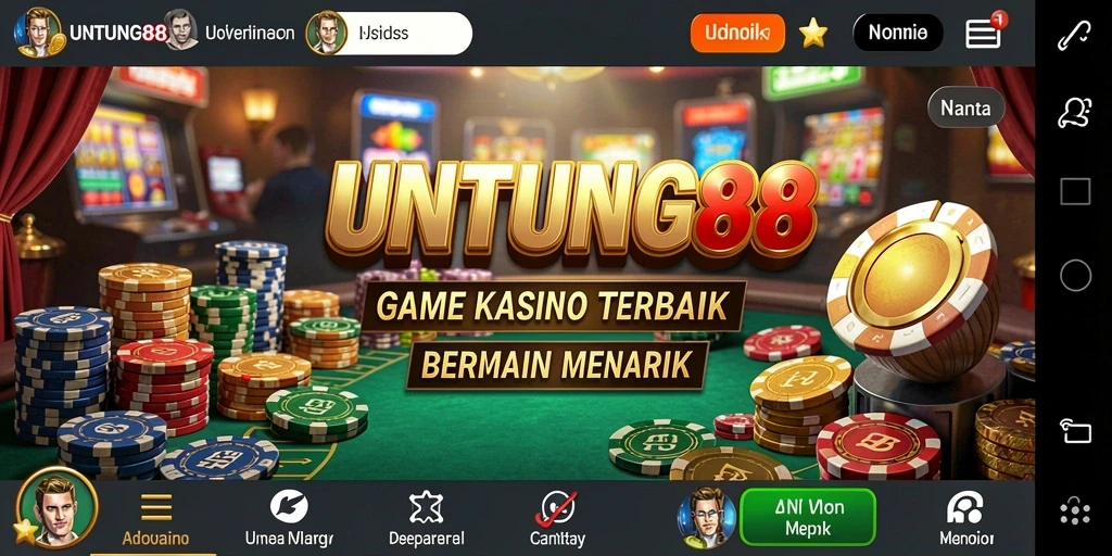 Tampilan menarik gameplay Kasino UNTUNG88 yang mengasyikkan.